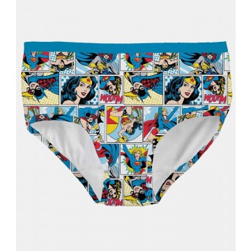 DC Comics Girls' Briefs - 7 Pack