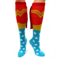 Wonder Woman Caped Knee Socks