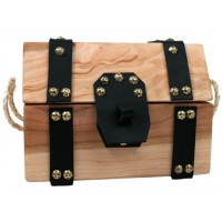 Cherry Wood Treasure Chest