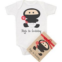 Ninja in Training Organic Onesie