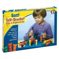 Tall Stacking Pegs and Pegboard
