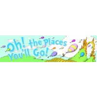 Dr. Seuss "Oh, The Places You'll Go!" Wall Banner