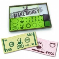 Make Money Rubber Stamp Set