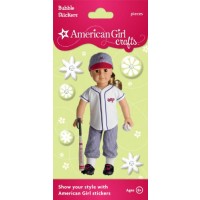 American Girl Softball Stickers
