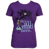 Alice in Wonderland "We're All Mad Here" T-Shirt