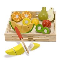 Deluxe Wooden Cutting Fruit Crate