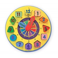 Wooden Shape Sorting Clock