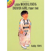 Little Woodlands Indian Girl Paper Doll