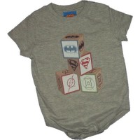 Justice League Building Blocks Onesie