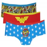 Wonder Woman Hipster Briefs 3-Pack