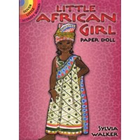 Little African Girl Paper Doll