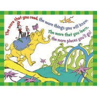 Dr. Seuss "The More That You Read" Poster