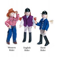 Lucky Horseshoe English Rider Doll
