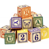 Classic Embossed Alphabet Blocks