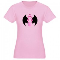Bat Girl Design Shirt