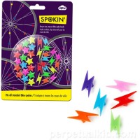 Bike Spoke Beads - Thunderbolts and Stars
