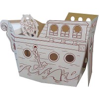 Box Creations Pirate Ship with Markers