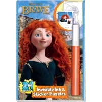 Brave Invisible Ink Picture Book with Stickers and Pen