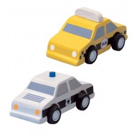 PlanCity Taxi and Police Car