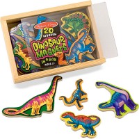 Magnetic Wooden Dinosaurs in a Box
