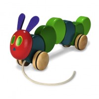 The Very Hungry Caterpillar Wood Pull Toy