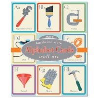 Hardware Store Alphabet Wall Cards