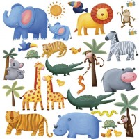 Jungle Adventure Peel & Stick Wall Coverings