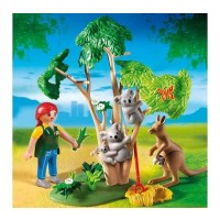 Koala Tree with Kangaroo