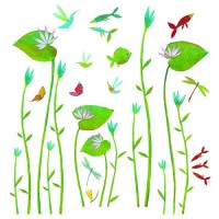 Water Lilies Decals