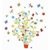 Magic Trees and Bees Wall Decals