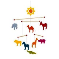 Wooden Animals Mobile