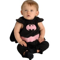 Deluxe Black and Pink Batgirl Bib
