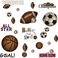 Play Ball Wall Decals