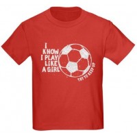 Play Like a Girl - Soccer T-Shirt