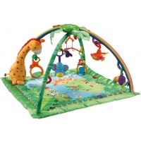 Rainforest Melodies and Lights Deluxe Baby Gym