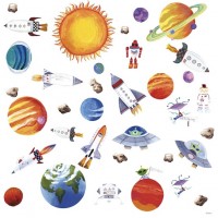 Outer Space Wall Decals