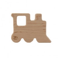 Natural Wood Train Teether
