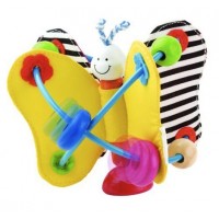 Twisty Butterfly Soft Rattle