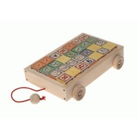 Classic ABC Blocks with Pull Wagon