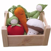Organic Veggies in a Crate